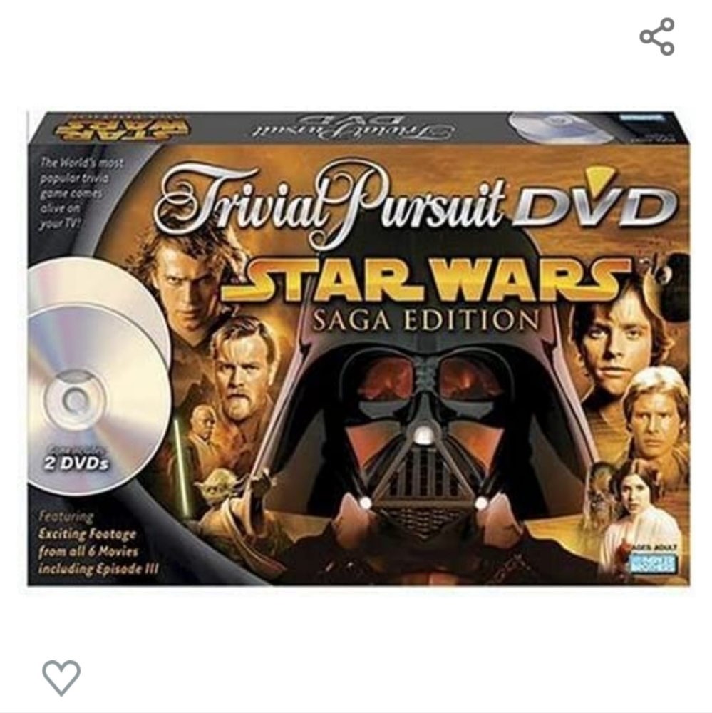 *NWT Factory Sealed Trivial Pursuit DVD Star Wars Saga Edition